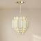 Hello Honey® 17.5" 4-Tier Capiz and Metal Chandelier